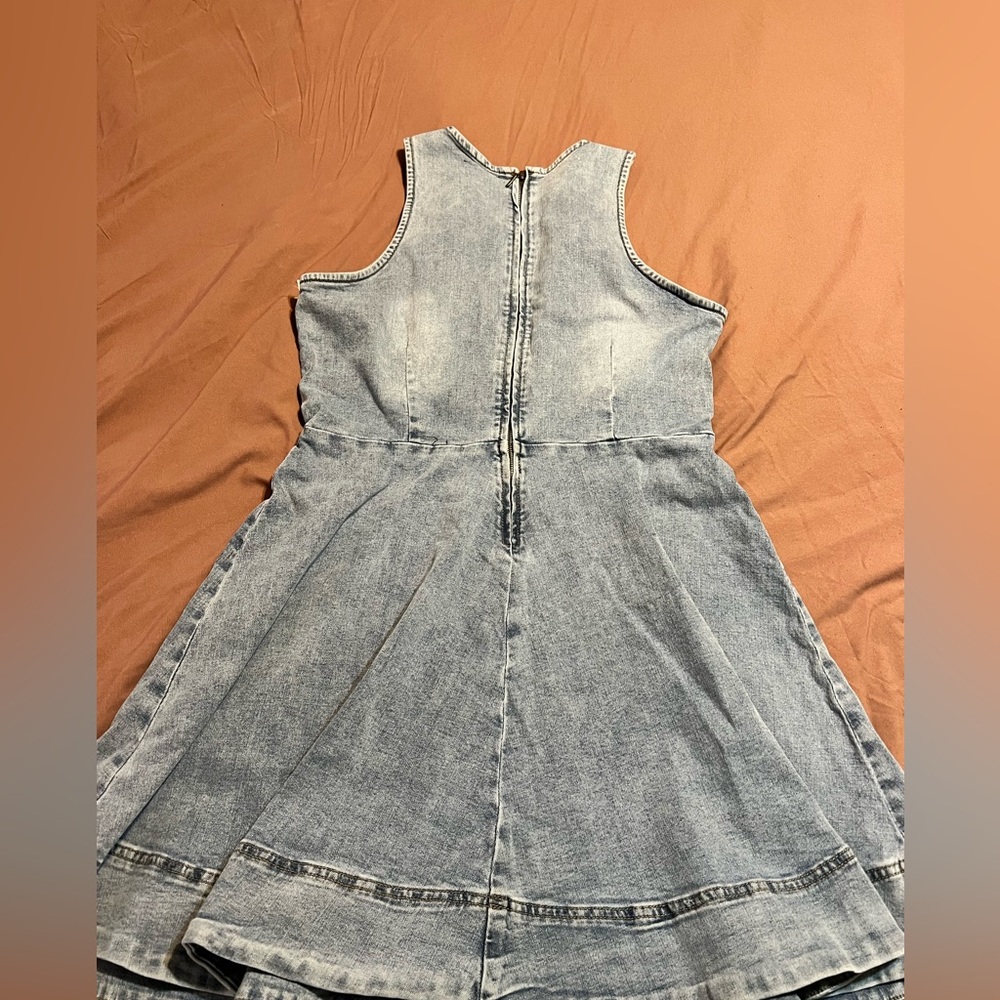 1. State denim dress - Picture 2 of 3